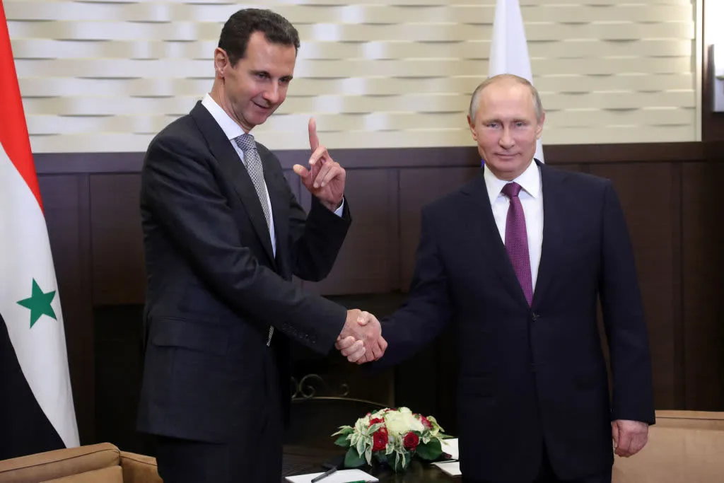 Trendsnip Basar Al Asad with Russian Pressident Putin