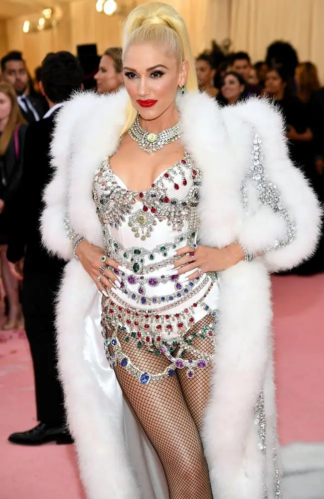 Trendsnip I have never really changed!’ Gwen Stefani at the Met Gala in 2019. Picture