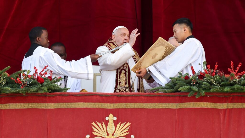 Pope calls for peace in Gaza and Ukraine
