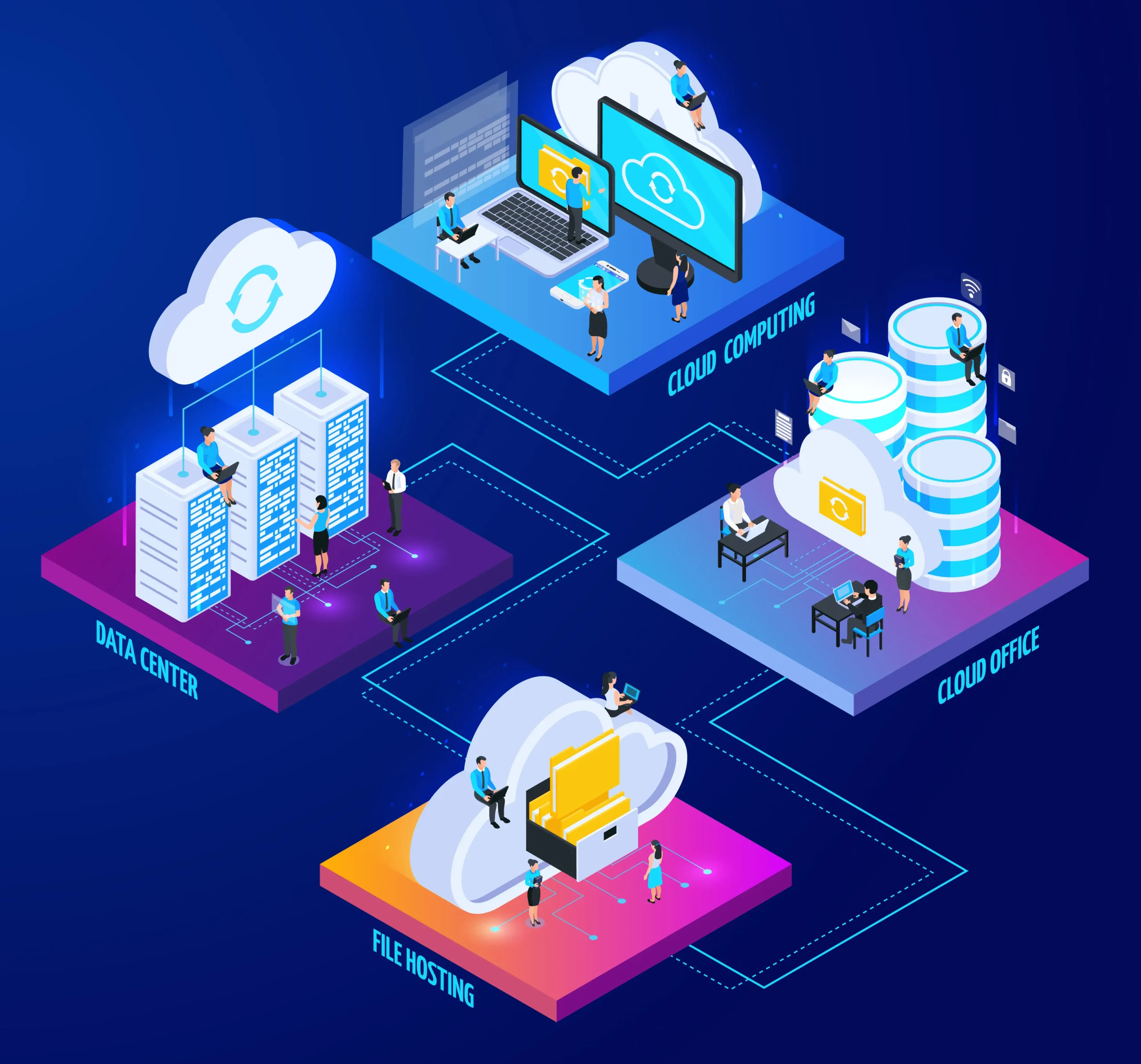 Trendsnip Digital fortress representing cloud security frameworks