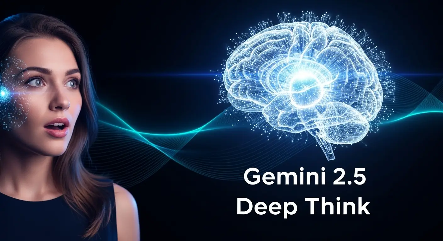 Trendsnip Gemini Deep Think AI interface showing complex data visualization